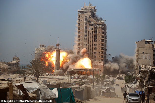 Israel has been pounding Hamas for two years now and, though the group is seriously degraded, it somehow manages not to be snuffed out (an Israeli strike on a 12-storey high-rise in Gaza City earlier this month)