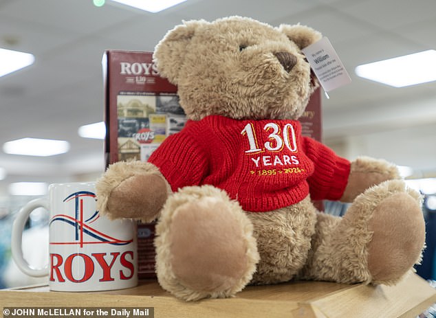 To celebrate 130 years this year of serving the people, branded merchandise like this teddy is on sale