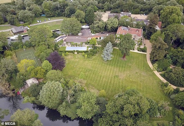 The Clooney's also own a 17th-century mansion on the English island of Sonning Eye. The couple reportedly paid $13 million for the stunning home on the River Thames (pictured)