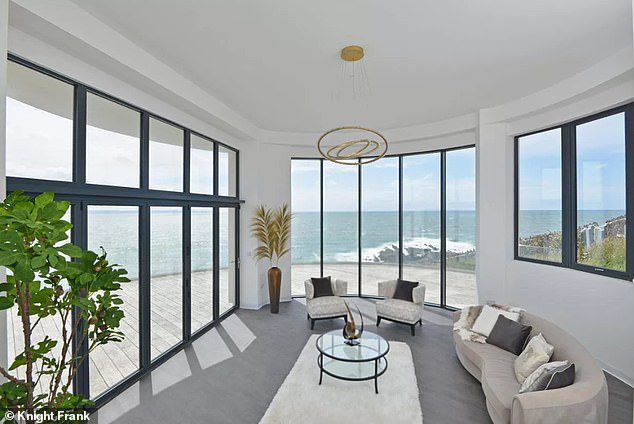 The property's seaside views means its new buyer can look out onto the idyllic Bristol Channel for miles