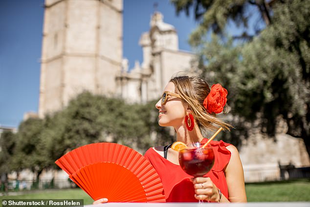 Maite encourages holidaymakers to avoid ordering sangria and go for more authentic Spanish drinks (stock)