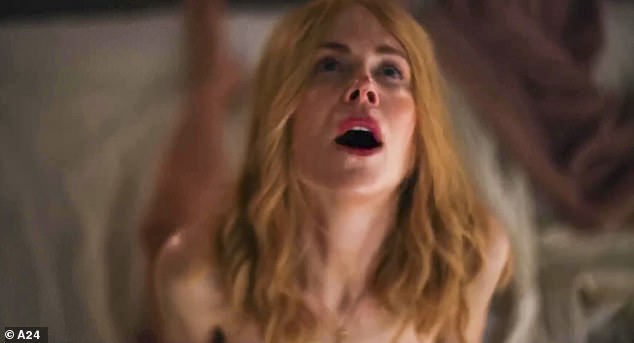The actress made headlines last year with her starring turn in the raunchy drama, but confessed to 'hating' having to film so many sex scenes and struggling to cope