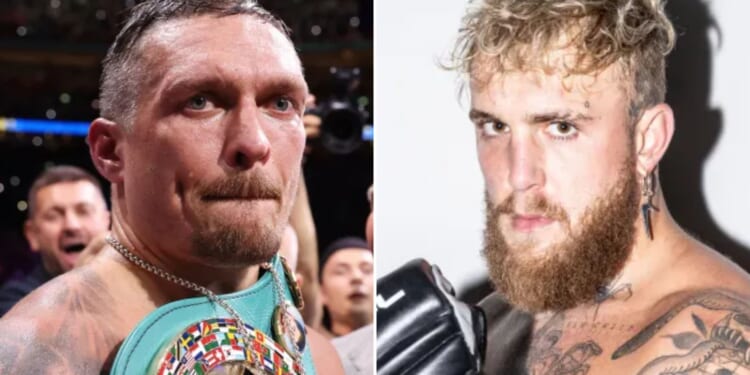 ‘I’ll be waiting’ – Oleksandr Usyk calls out Jake Paul after reacting to ambitious world title-winning plan
