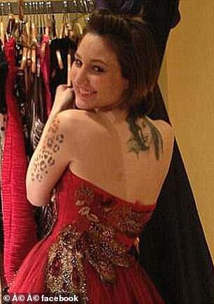 Couch slammed into the SUV of 24-year-old Breanna Mitchell (pictured)