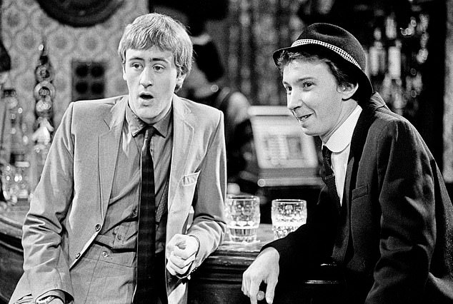 The star pictured next to Lyndhurst as Rodney in season three of the 80s classic