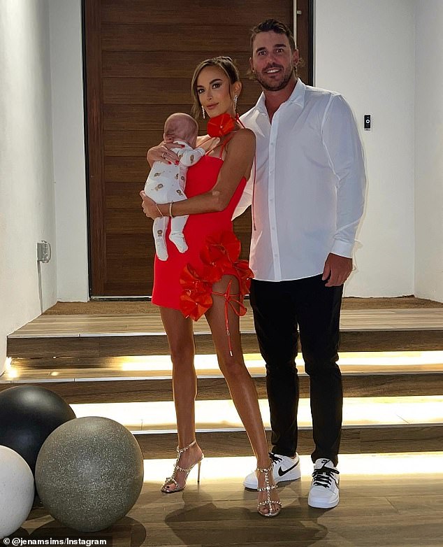 Jena announced in August 2023 that her and Koepka's first child, Crew, had been born early