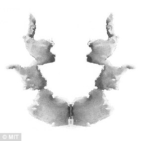 Plate 7 : This image is very often seen as two girls or one woman. Others see it as the female sex organs