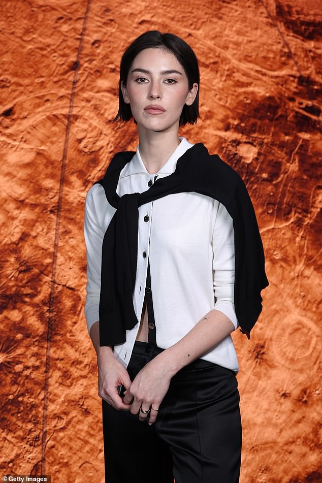 The star was without her partner Paul Mescal