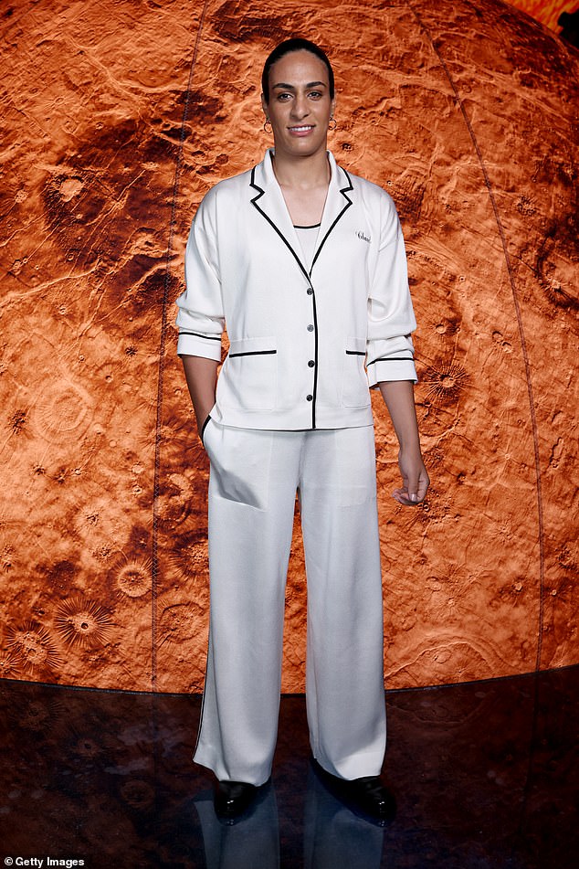 Boxer Imane Khelif also made an appearance for the show