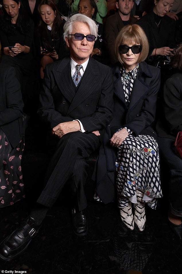 Baz Luhrmann and Anna Wintour watched the show with a keen eye