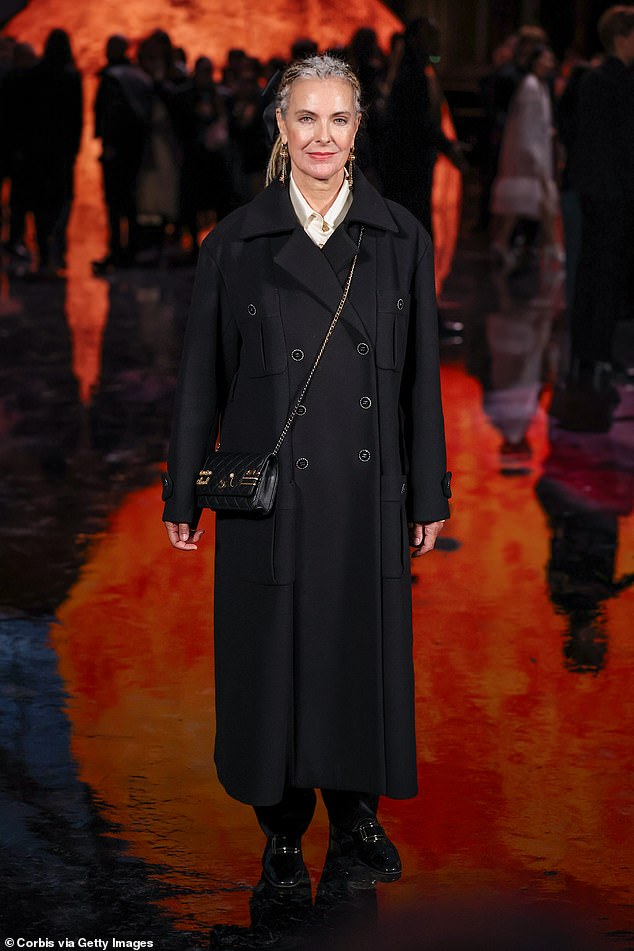 Carole Bouquet attends the Chanel Womenswear Spring/Summer 2026 show
