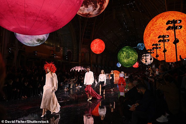 The staging and lights were impressive