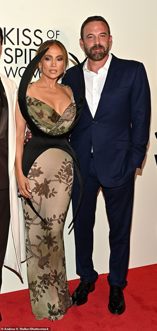 The two were dressed to the nines for the occasion