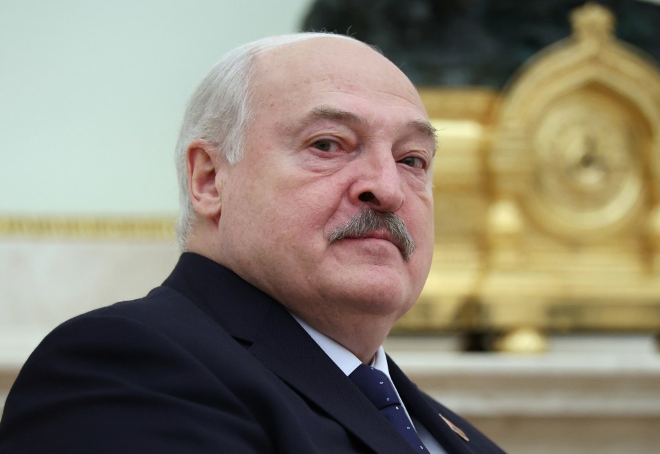 Belarusian President Alexander Lukashenko in a suit and tie.