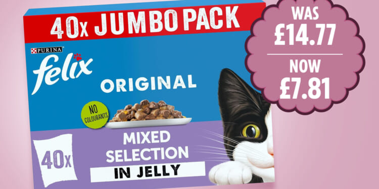 Prime members rush to buy Felix cat food multipack slashed to less than 20p per pouch — its lowest price EVER