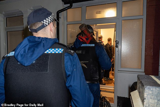 There were 30 simultaneous operations across London in the early hours of September 25