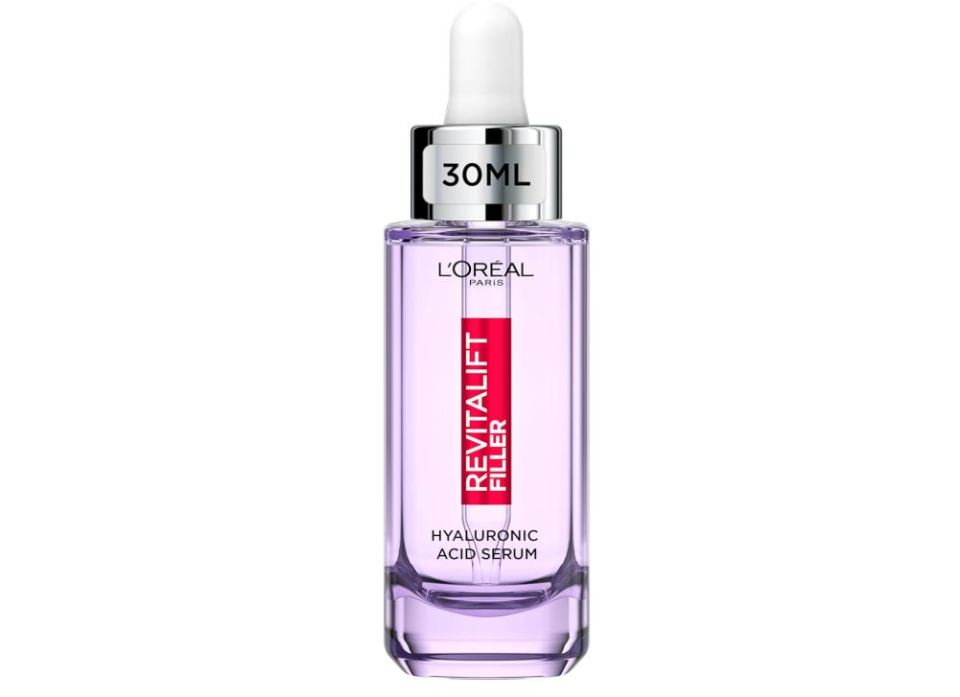 L'Oréal Paris Revitalift Filler Hyaluronic Acid Serum 30ml bottle.