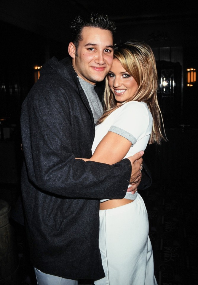 Dane Bowers and Katie Price embracing.