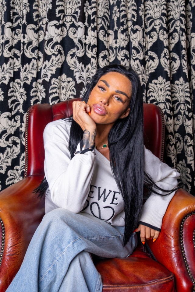 Katie Price speaking at The Cambridge Union.