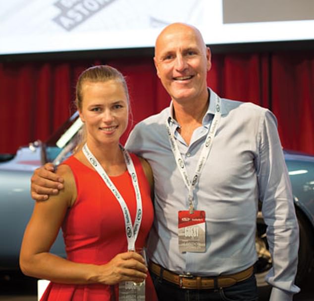 Mr King grew close to Latvian businesswoman Miss Lace, 40, (left) after splitting with his wife Karin