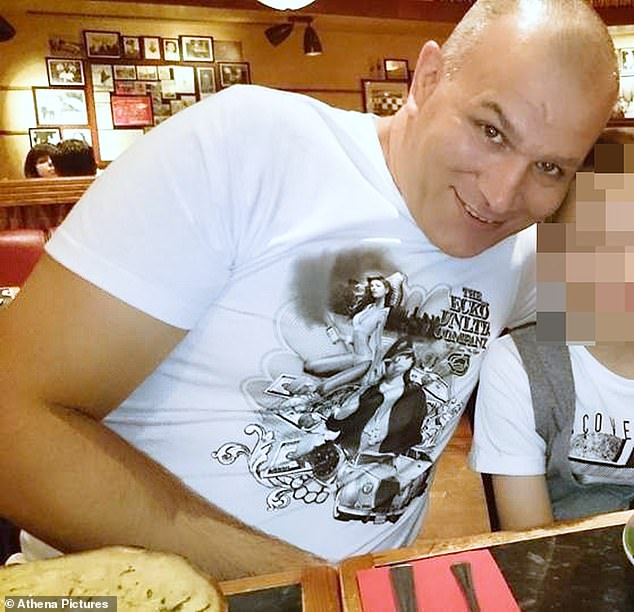 Michelle Mills and Geraint Berry, pictured, were in the middle of a three-month love affair when the former decided she wanted her husband 'gone one way or another'