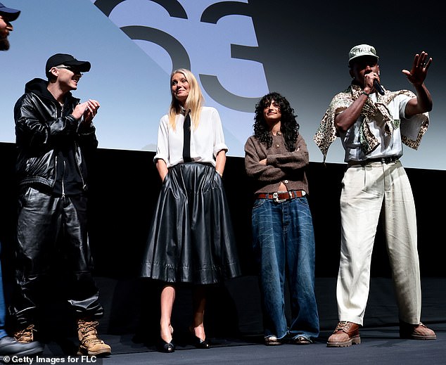 Chalamet, Gwyneth Paltrow, Odessa A'zion, Tyler The Creator at the NYFF63 secret screening during the 63rd New York Film Festival at Alice Tully Hall, Lincoln Center in NYC
