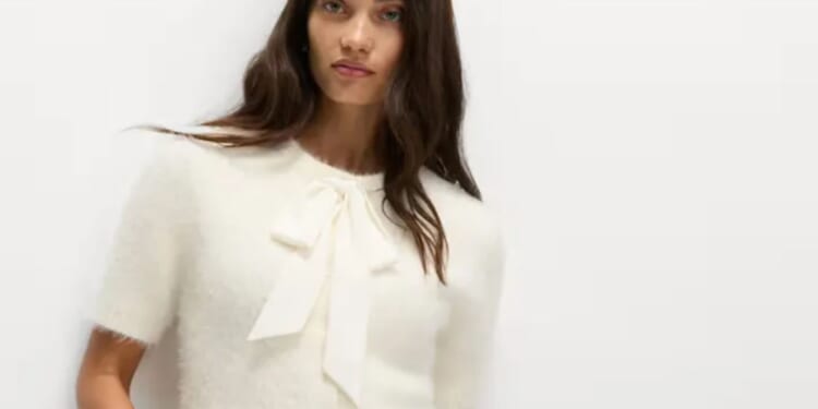 The gorgeous fluffy M&S cardigan going viral as it’s ideal for dressing up this winter - and it’s great value at £36