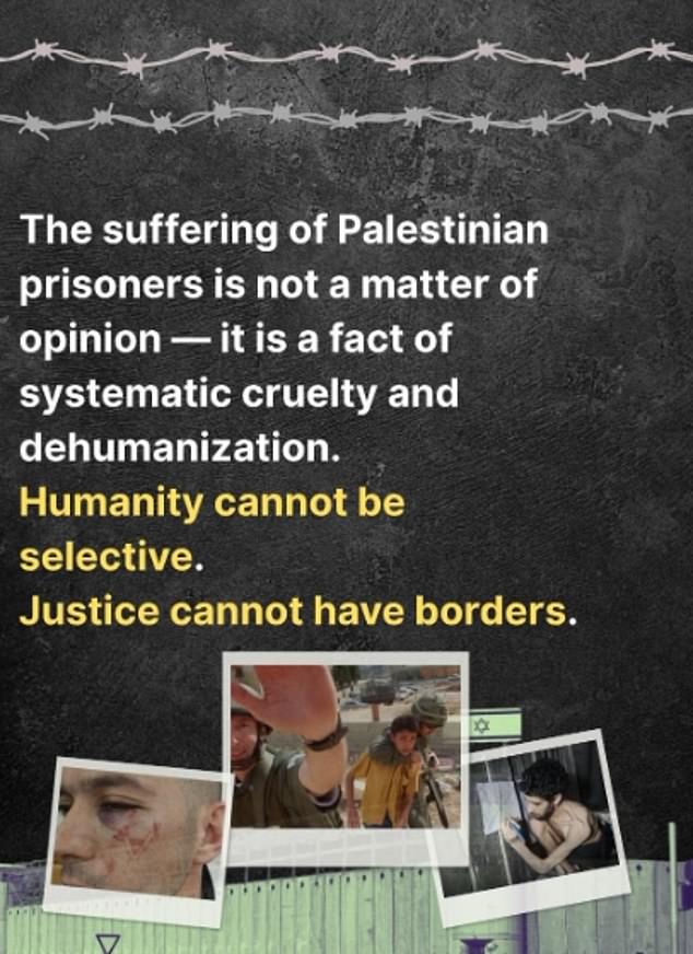 Thunberg accidentally used an image of Israeli hostage Evyatar David (pictured, bottom-right)