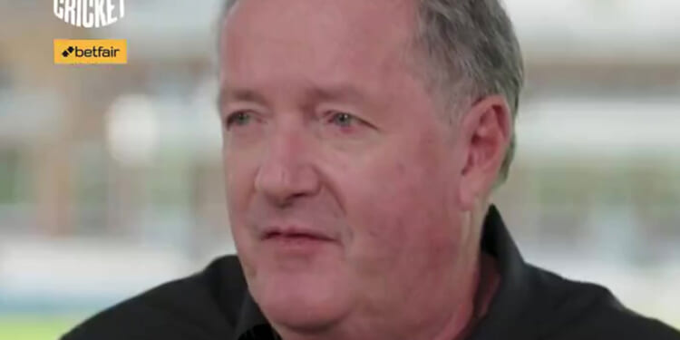 Piers Morgan finally apologises to England legend for going 'over the top' and calling him a 'weasel' 38 times