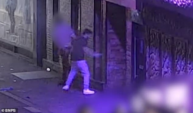 Victim Kashif Chugtai suffered cuts to his back and was lucky his injuries were not 'catastrophic'