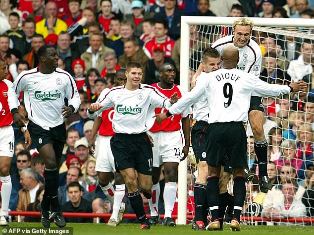 The duo played together at Anfield from 2002-2004, before the Senegalese left for Bolton