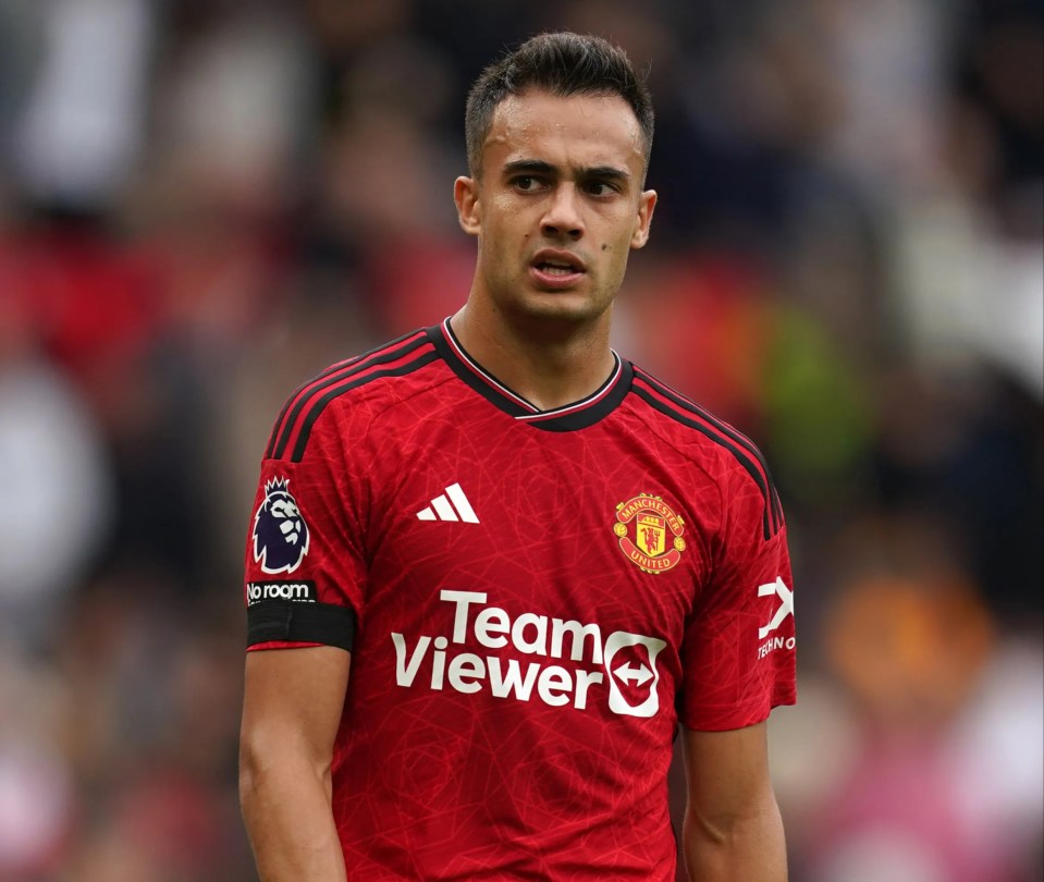 Sergio Reguilon in a Manchester United kit.