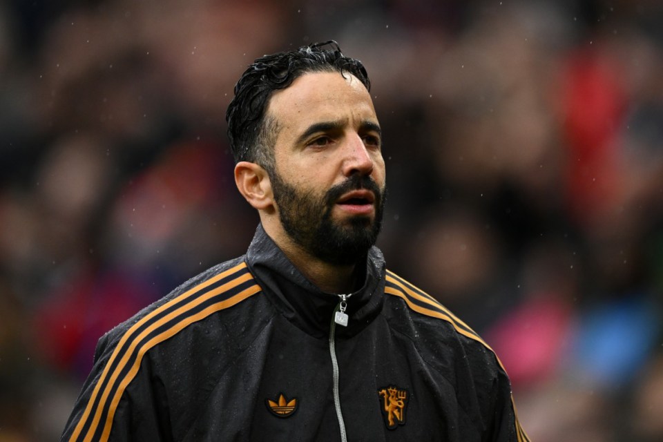 MANCHESTER, ENGLAND - OCTOBER 04: Ruben Amorim, Manager of Manchester United, looks on during the Premier League match between Manchester United and Sunderland at Old Trafford on October 04, 2025 in Manchester, England. (Photo by Gareth Copley/Getty Images)
