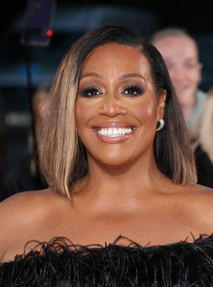 Alison Hammond attending the NTA's 2025.