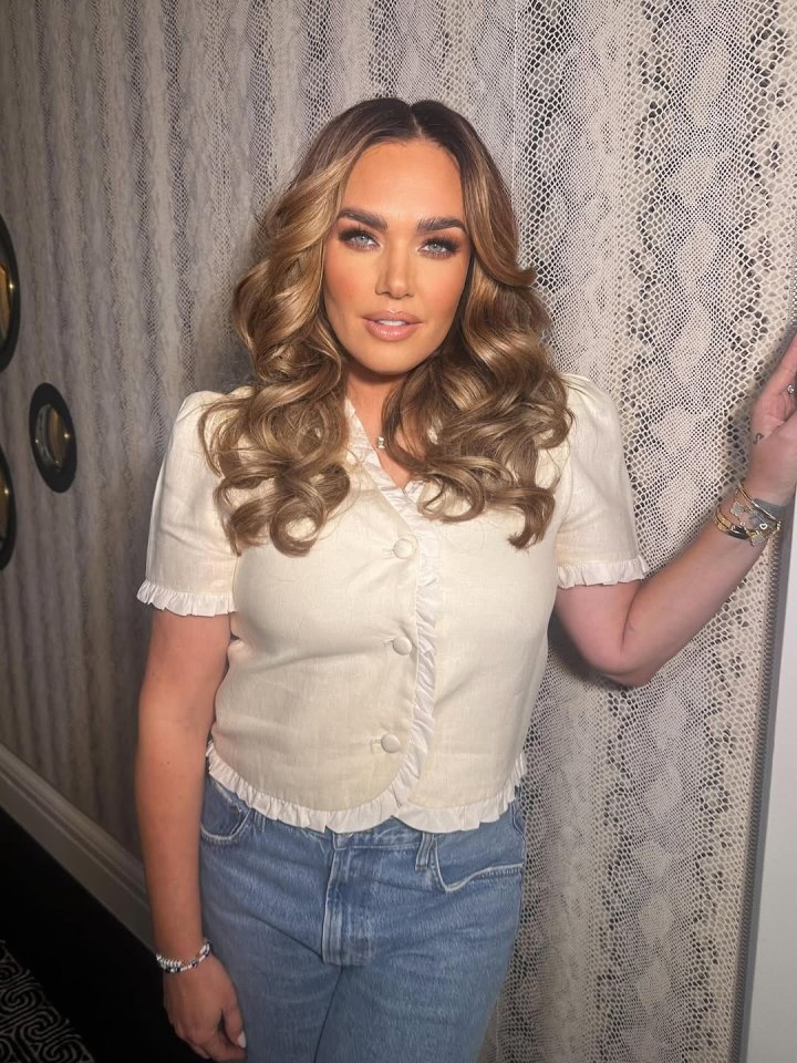 Mikey Phillips in makeup.