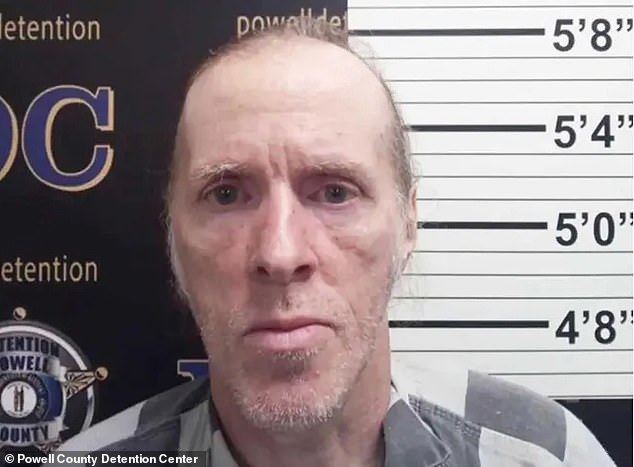 Police say Stephan Marcum, 58, was taken into custody after displaying fake body bags labeled with the titles of local officials outside his home in Stanton, Kentucky