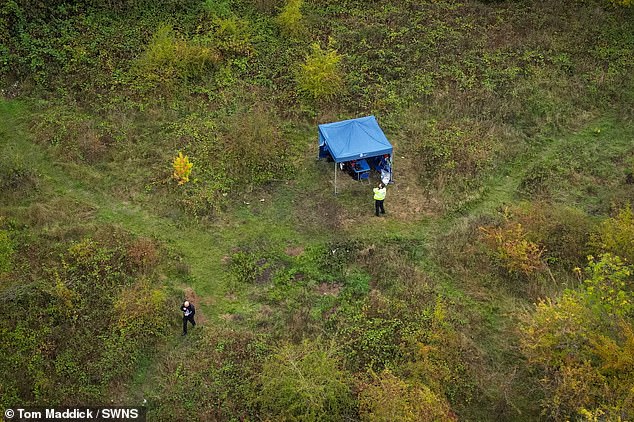 The force said it was still unknown whether the remains belonged to Ms Wnuczek