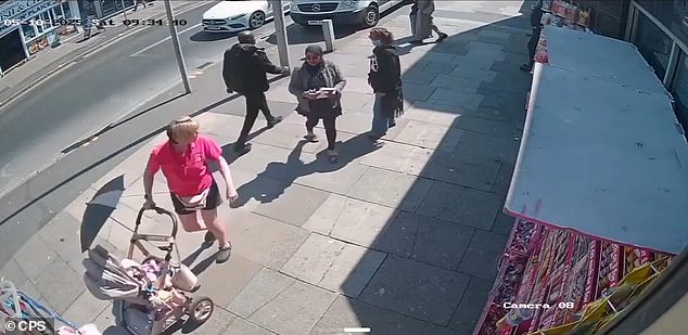 The 51-year-old said nothing, simply walking away as if nothing had happened, the court heard