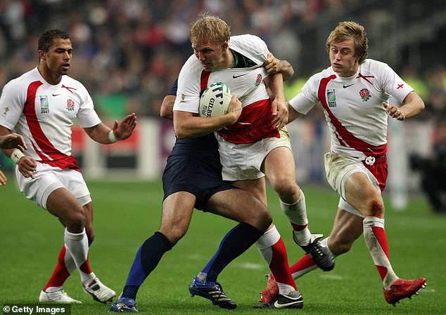 Lewis Moody's diagnosis has raised fresh concerns about the potential role of certain sports and strenuous activity in the development of MND. Pictured, during the 2007 World Cup
