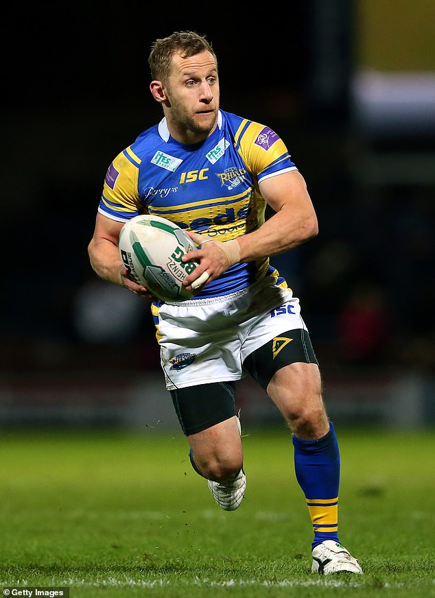 The rare and incurable condition affects the brain and nerves, robbing sufferers of their ability to move, to eat and eventually breathe. Pictured, Rob Burrow in 2013