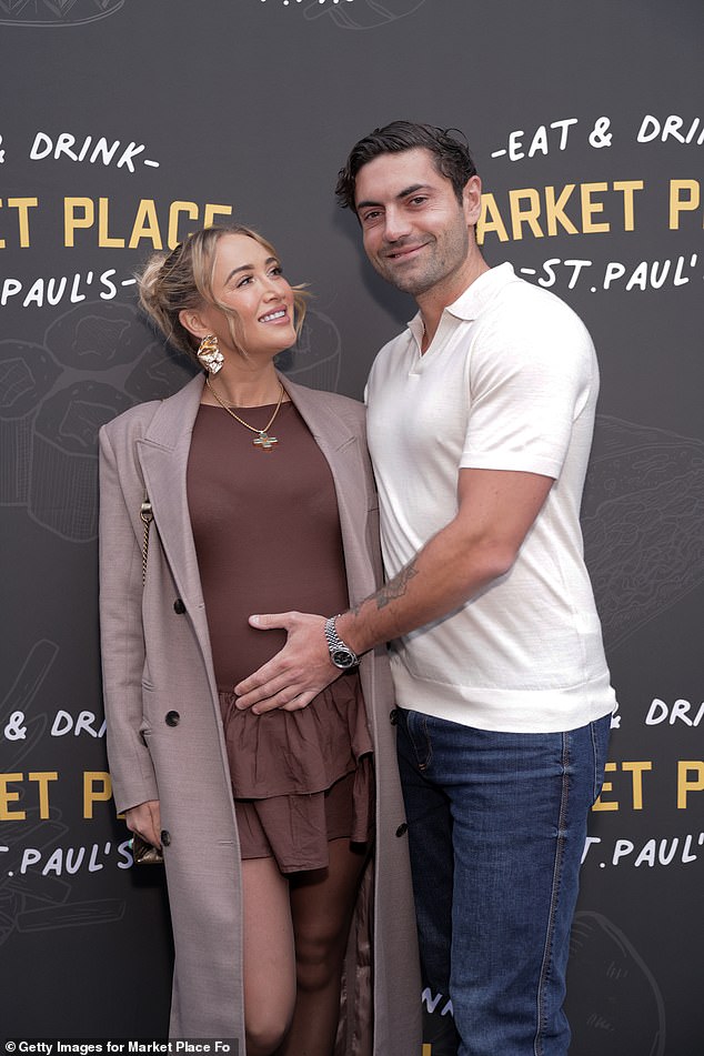 It comes after the TV star announced in April that she and boyfriend Jack Stacey are expecting their first baby together following a 10-month whirlwind romance