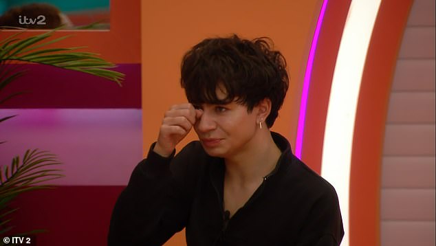 Sam was left in tears after the comments. George did then apologise as they discussed the incident afterwards