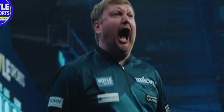 'He deserves that' - Darts fans loving Cameron Menzies' X-rated reaction to nail-biting World Grand Prix victory