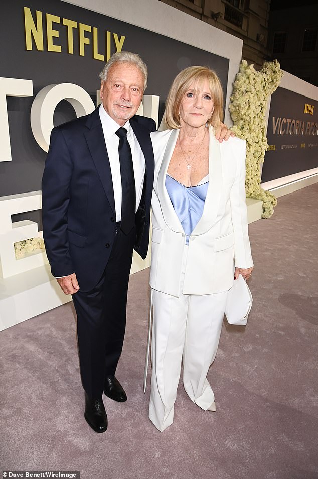 Victoria's parents Tony Adam and Jackie Adams were every inch the proud mother and father