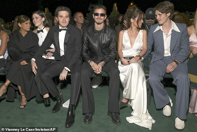 The 2024 Paris Fashion Show was the last of Victoria's catwalks that Brooklyn and Nicola attended. The couple have been locked in a family feud for months  (pictured in 2024)