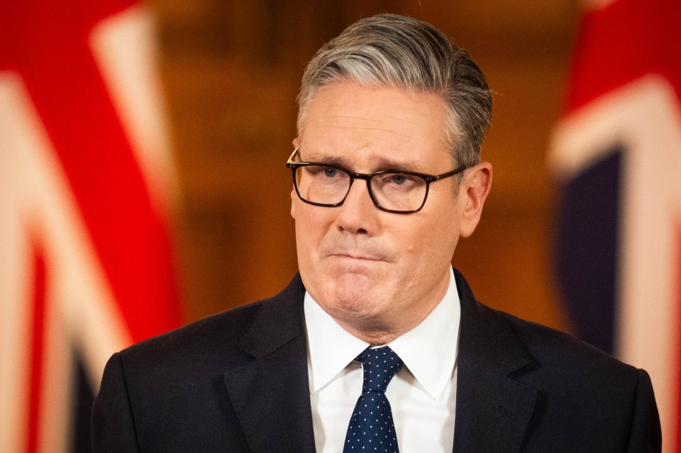 British Prime Minister Keir Starmer at 10 Downing Street.