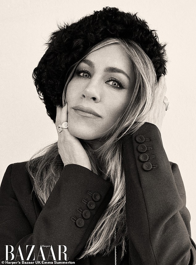 The star looked incredible as she posed for a series of black-and-white snaps for her new edtitorial