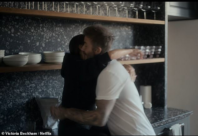 In the opening scenes of Posh Spice's three part film, she is seen pottering around the kitchen of the couple's £30million London townhouse with David
