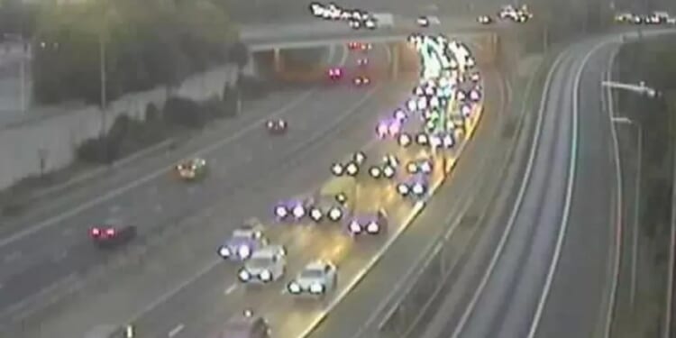 M60 chaos as rush hour traffic stopped with carriageway 'blocked' after two crashes as drivers hit by delays