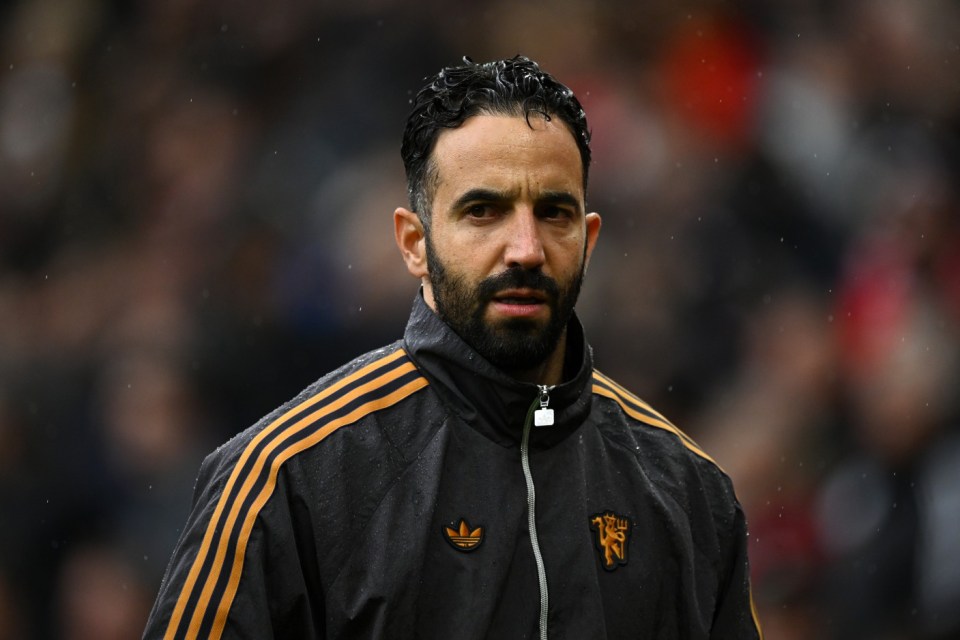 MANCHESTER, ENGLAND - OCTOBER 04: Ruben Amorim, Manager of Manchester United, looks on during the Premier League match between Manchester United and Sunderland at Old Trafford on October 04, 2025 in Manchester, England. (Photo by Gareth Copley/Getty Images)